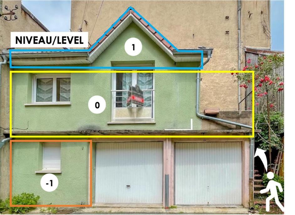 Maisonnette Le Faubourg - Centre Ville, Terrasse Et Netflix Belfort Exteriér fotografie